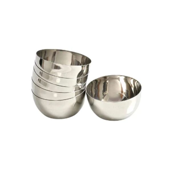 Stainless Steel  Mini Pyali Set Small Bowls for Mulit purpose use - Raita salad pyali